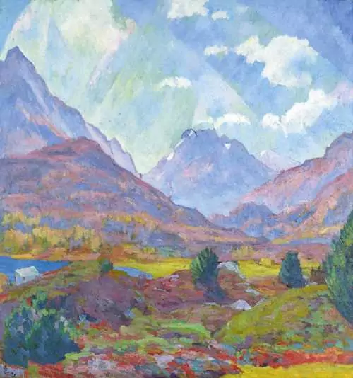 GIOVANNI GIACOMETTI — Monte Forno. 1921. — Koller Auktionen