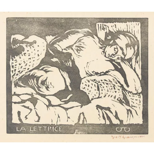 Giovanni Giacometti — "La lettrice".