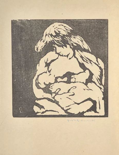 Giovanni Giacometti — Mutter und Kind II - Annetta und Bruno, 1911