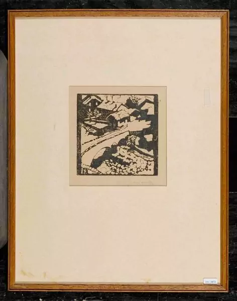 GIOVANNI GIACOMETTI — Il ponte al Sole (Brücke in Stampa). Um 1907. — Koller Auktionen