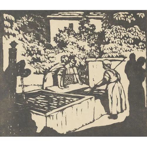 Giovanni Giacometti — Frauen am Brunnen.