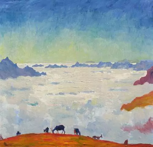 GIOVANNI GIACOMETTI — Mare di Nebbia. 1921. — Koller Auktionen