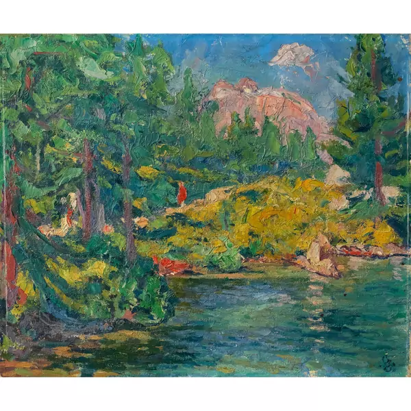 Giovanni Giacometti — Bitaberghsee bei Maloja — Galerie Kornfeld