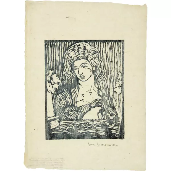Giovanni Giacometti — Toeletta della sera III - Portrait Annetta Giacometti — Galerie Kornfeld