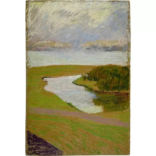 Giovanni Giacometti — Der Kanal - Capolago unterhalb des Wohnhauses Giacometti — Galerie Kornfeld