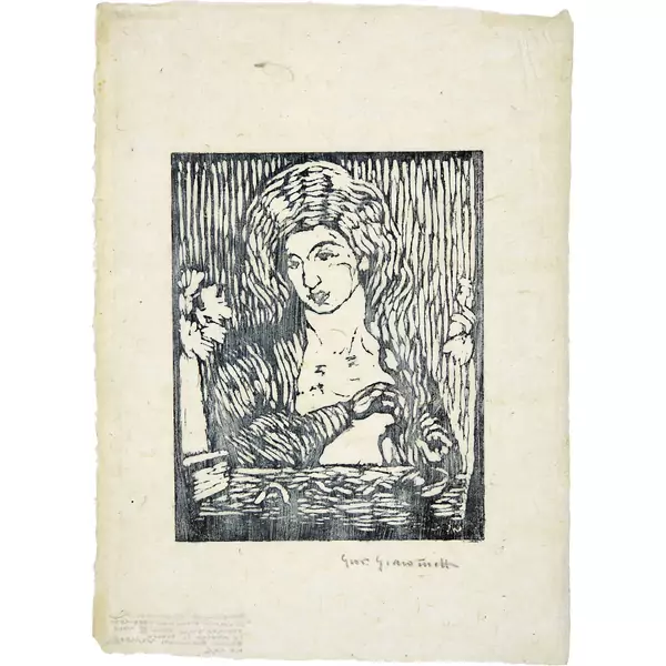 Giovanni Giacometti — Toeletta della sera - Portrait Annetta Giacometti — Galerie Kornfeld