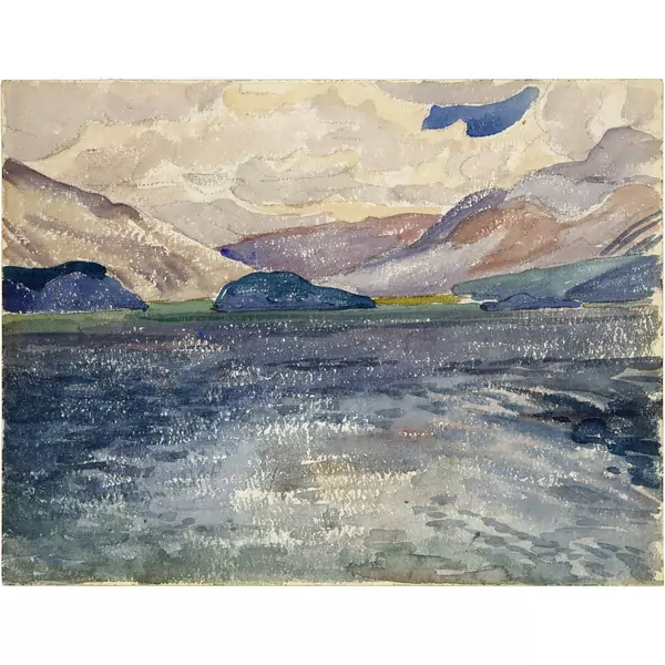 Giovanni Giacometti — Silsersse im Engadin — Galerie Kornfeld