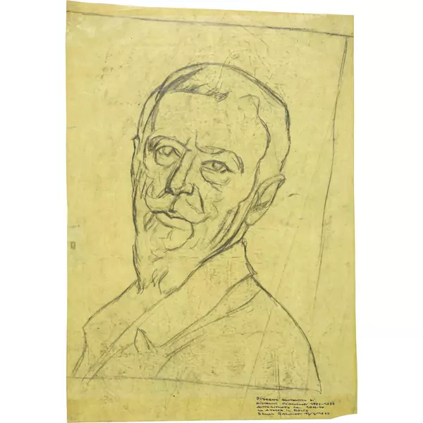 Giovanni Giacometti — Selbstbildnis — Galerie Kornfeld