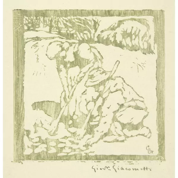 Giovanni Giacometti — Lavori di primavera - Feldarbeit — Galerie Kornfeld
