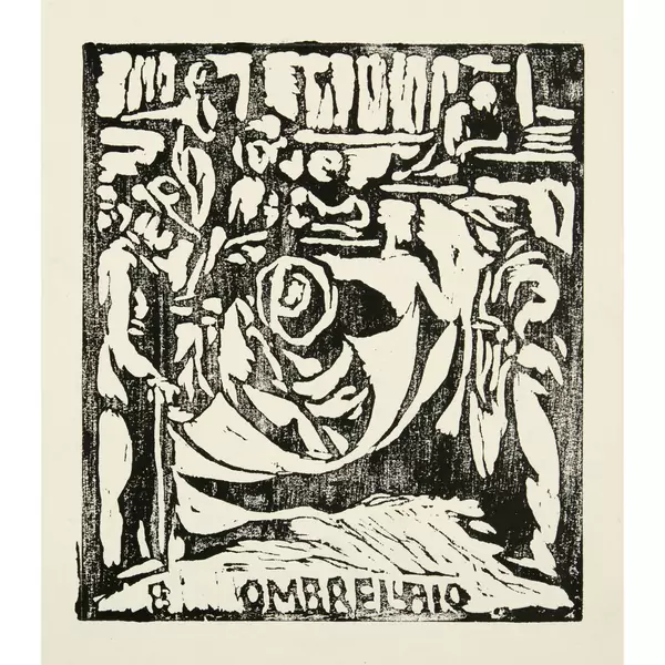 Giovanni Giacometti — L'ombrellaio - Der Schirmflicker — Galerie Kornfeld
