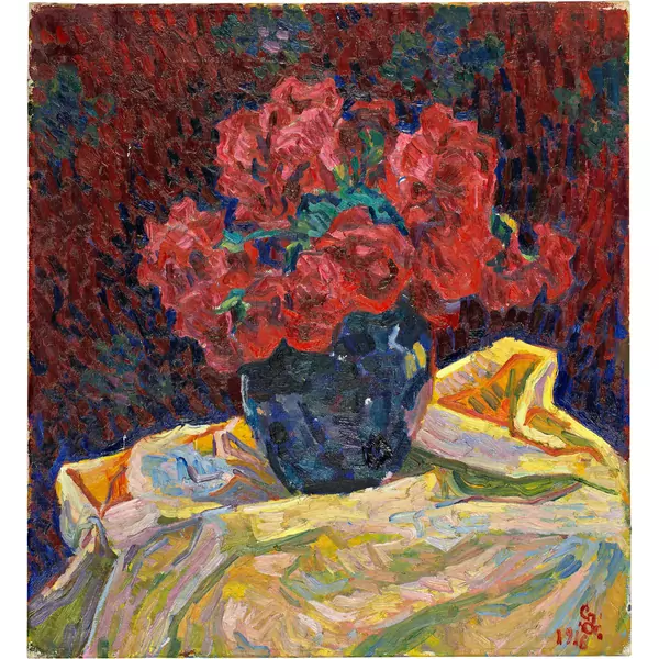Giovanni Giacometti — Engadiner Nelken — Galerie Kornfeld