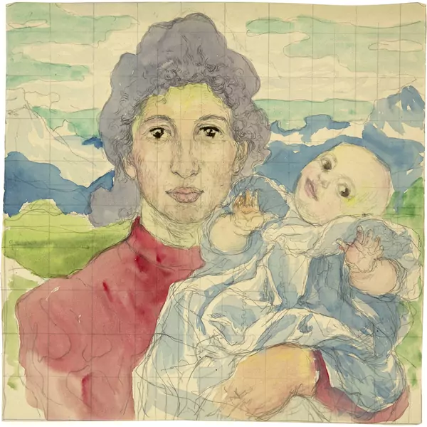 Giovanni Giacometti — Annetta und Alberto — Galerie Kornfeld