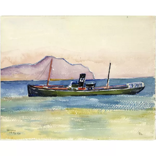 Giovanni Giacometti — Bastimento a Genova — Galerie Kornfeld