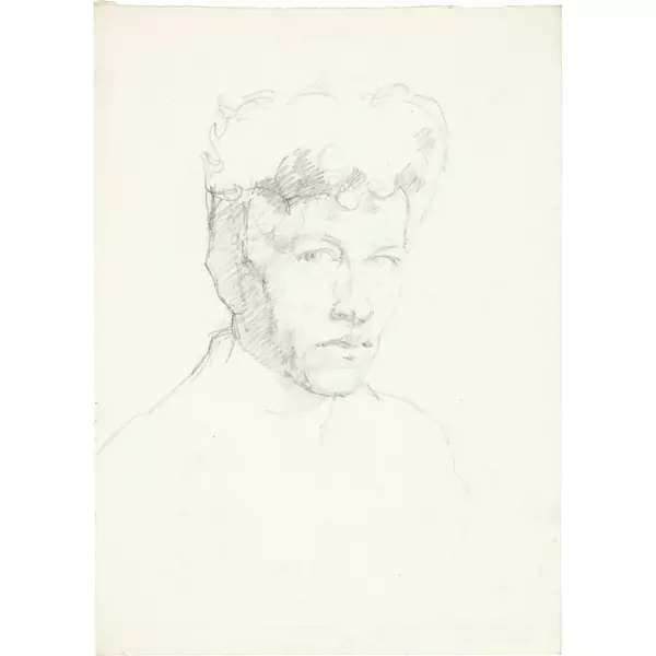 Giovanni Giacometti — Bildnis Alberto Giacometti — Galerie Kornfeld
