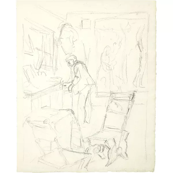Giovanni Giacometti — Atelier in Stampa — Galerie Kornfeld