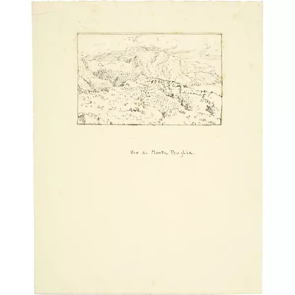 Giovanni Giacometti — Vue du Monte Boglia — Galerie Kornfeld