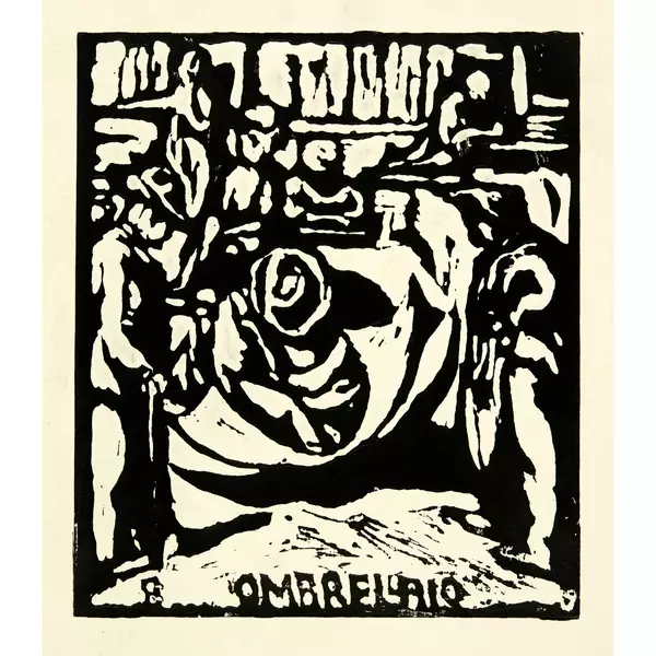 Giovanni Giacometti — L’ombrellaio – Der Schirmflicker — Galerie Kornfeld