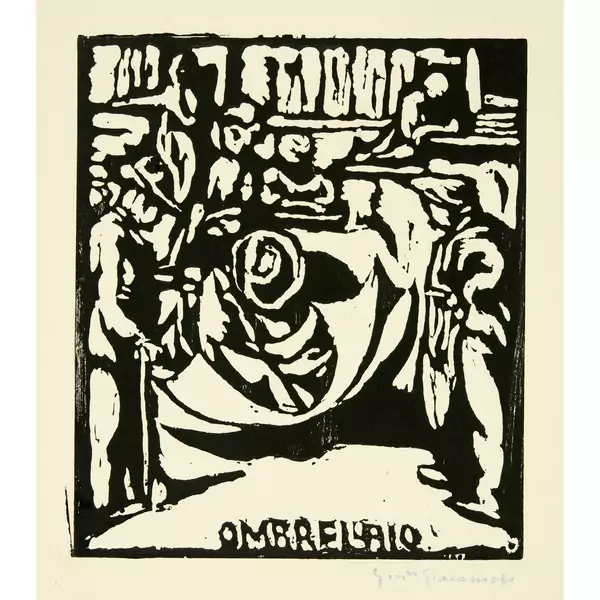 Giovanni Giacometti — L’ombrellaio – Der Schirmflicker — Galerie Kornfeld