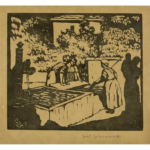 Giovanni Giacometti — Frauen am Brunnen — Galerie Kornfeld