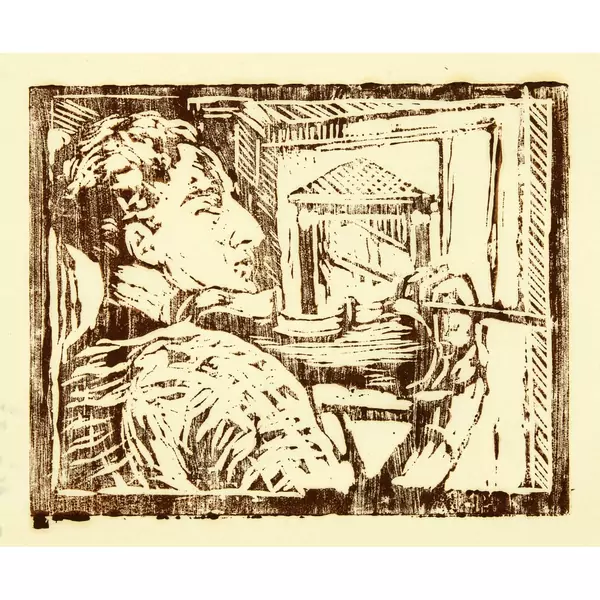 Giovanni Giacometti — Der Violinspieler – Bruno — Galerie Kornfeld