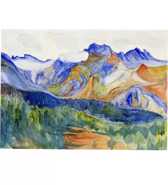 Giovanni Giacometti — Septimerberge — Galerie Kornfeld