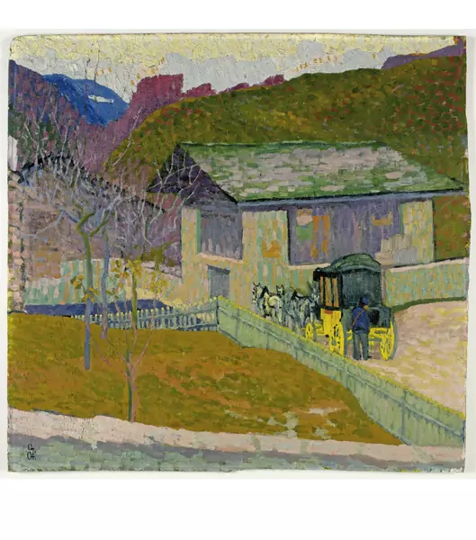 Giovanni Giacometti — La posta – Die Post — Galerie Kornfeld