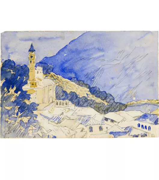 Giovanni Giacometti — Santa Maria de Sasso, Morcote — Galerie Kornfeld