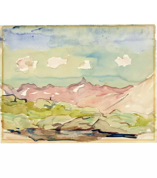 Giovanni Giacometti — Paesaggio di montagna — Galerie Kornfeld