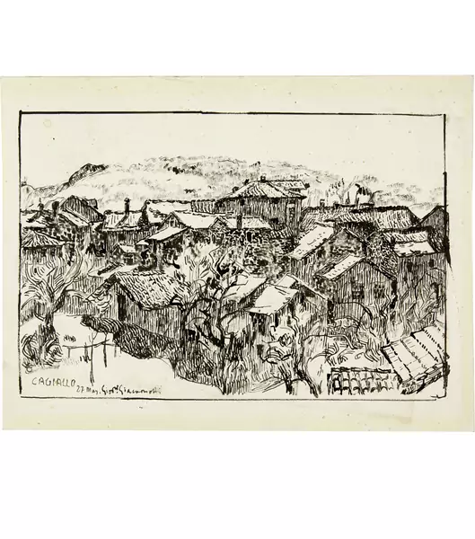 Giovanni Giacometti — Cagiallo (Dorf im Tessin) — Galerie Kornfeld