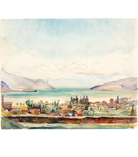 Giovanni Giacometti — Gravedona III (Lago di Como) — Galerie Kornfeld