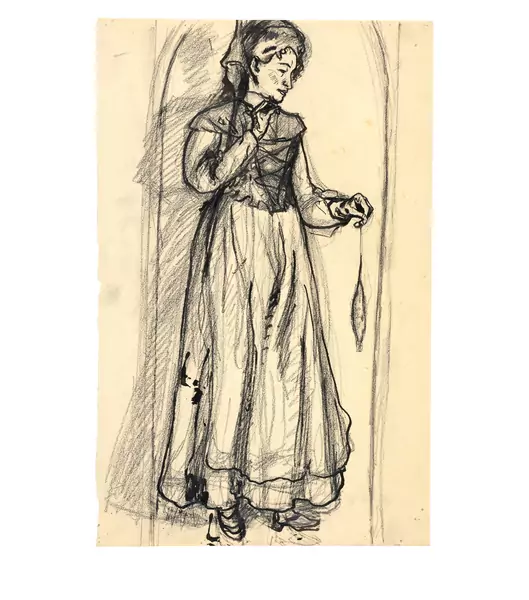 Giovanni Giacometti — La filatrice — Galerie Kornfeld