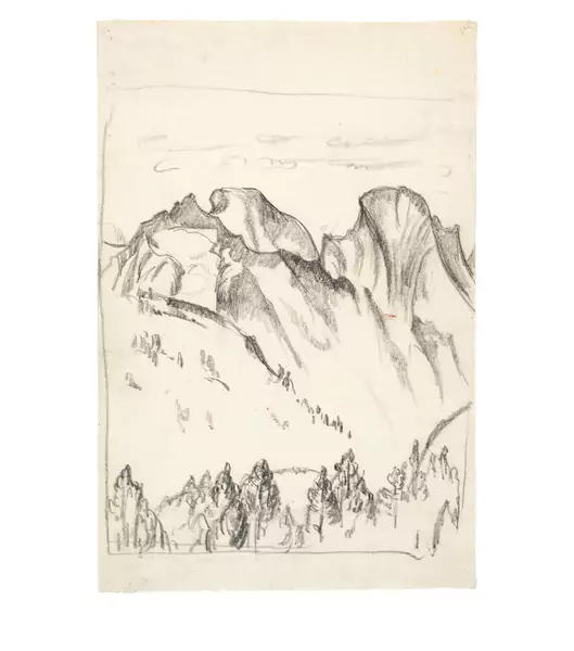 Giovanni Giacometti — Badile e Cengalo — Galerie Kornfeld