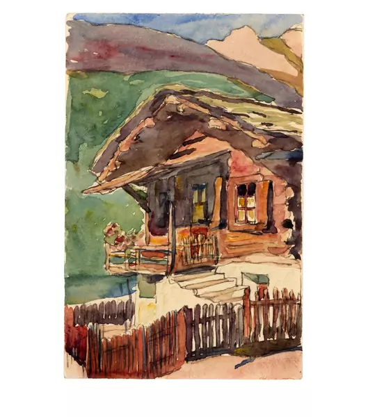 Giovanni Giacometti — Das Atelier in Stampa — Galerie Kornfeld