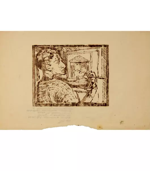 Giovanni Giacometti — Der Violinspieler - Bruno — Galerie Kornfeld