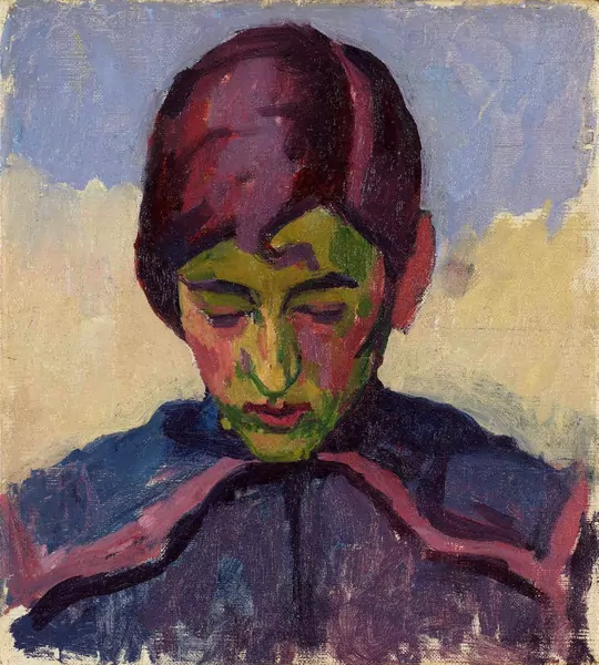 Giovanni Giacometti — Bildnis eines jungen Mädchens — Galerie Kornfeld
