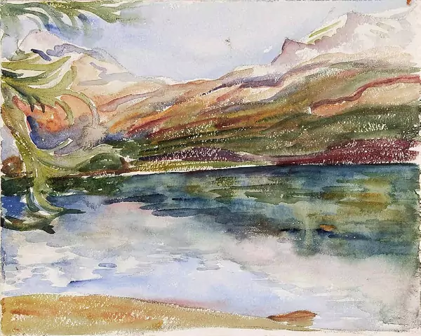 Giovanni Giacometti — GIOVANNI GIACOMETTI Stampa 1868–1933 Glion Silsersee — Galerie Kornfeld
