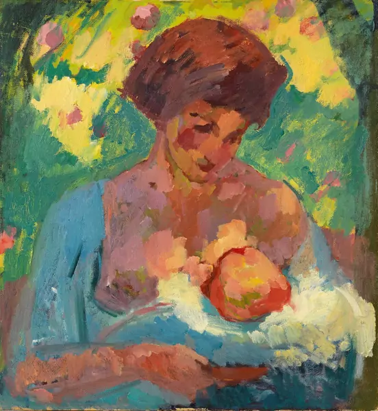 Giovanni Giacometti — Giovane madre – Junge Mutter — Galerie Kornfeld