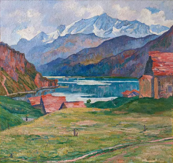 Giovanni Giacometti — Capolago Maloja, Corvatsch, tempo grigio — Galerie Kornfeld