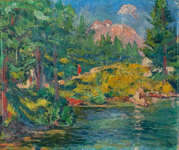 Giovanni Giacometti — Bitaberghsee bei Maloja — Galerie Kornfeld