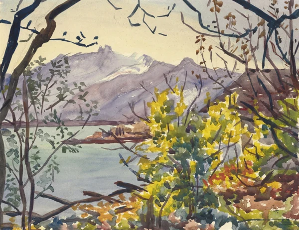 Giovanni Giacometti — Lago Maggiore