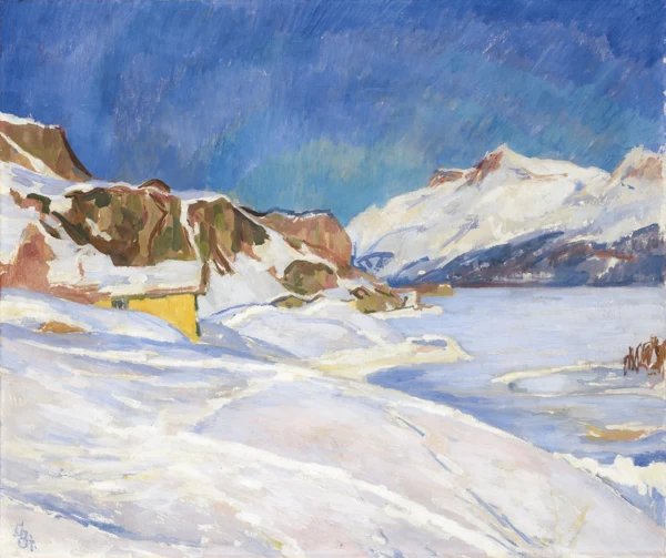 Giovanni Giacometti — WINTERLANDSCHAFT BEI CAPOLAGO, 1930WINTER LANDSCAPE NEAR CAPOLAGO, 1930