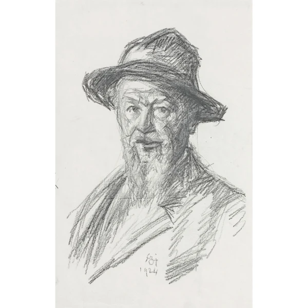 Giovanni Giacometti — SELBSTBILDNIS, 1924SELF PORTRAIT, 1924