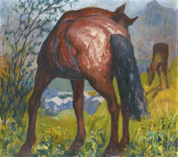 Giovanni Giacometti — CAVALLO ROSSORED HORSE