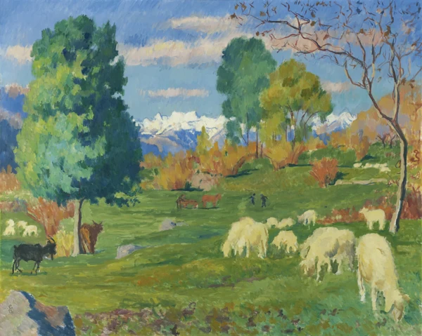 Giovanni Giacometti — PAESAGGIO D'AUTUNNO, 1932AUTUMNAL LANDSCAPE, 1932