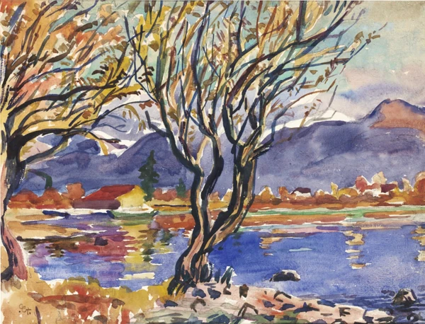 Giovanni Giacometti — Comersee bei Gravedona