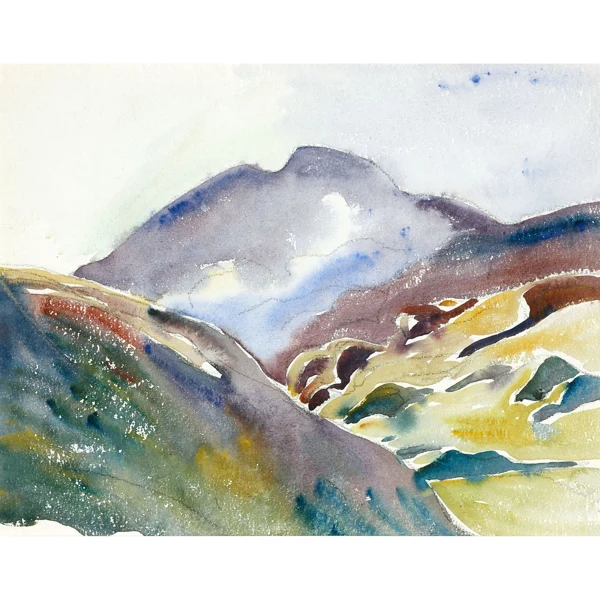 Giovanni Giacometti — HOCHGEBIRGSLANDSCHAFT (OBERENGADIN) ALPINE LANDSCAPE (UPPER ENGADIN)