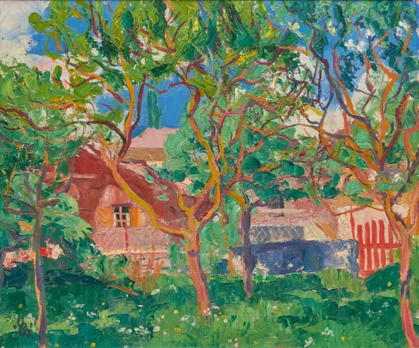 Giovanni Giacometti — Curtin / Obstgarten, 1929