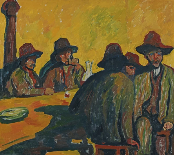 Giovanni Giacometti — Nell'Osteria