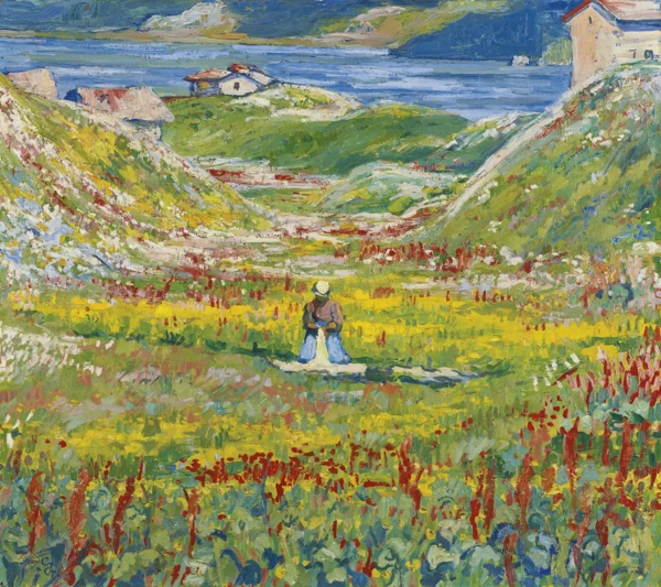Giovanni Giacometti — Bühende Wiesen bei Maloja/Valle Fiorita, 1912/1924