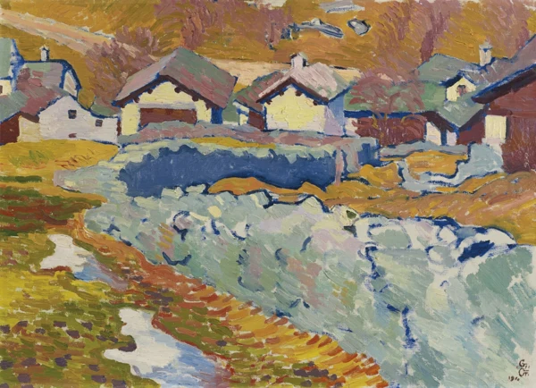 Giovanni Giacometti — Vorfrühling in Stampa, 1911